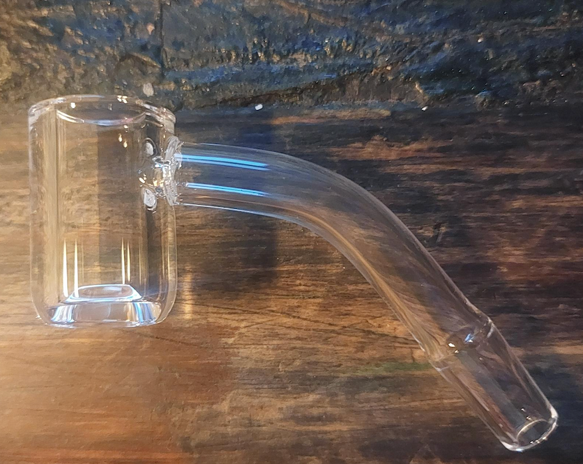 10mm small. 45 degree banger